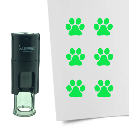 Tampon encreur patte de chien - Ø10 mm