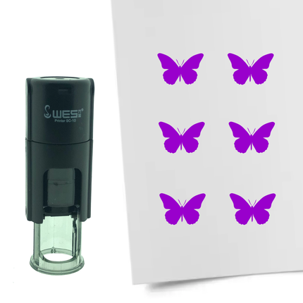 Tampon encreur papillon - Ø10 mm