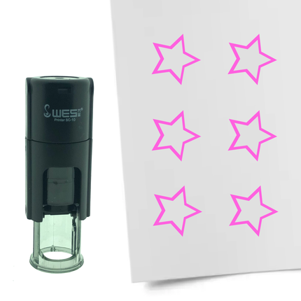 Tampon encreur étoile - Ø10 mm