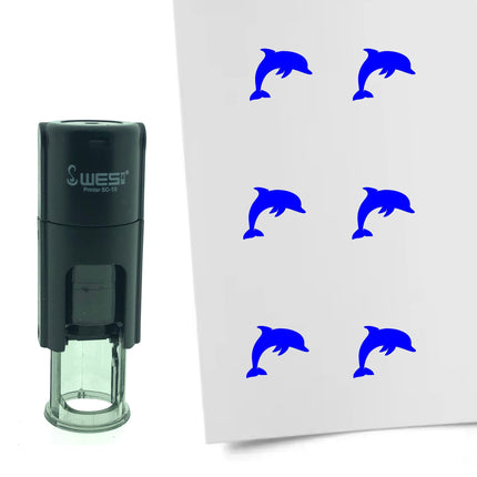 Tampon encreur dauphin - Ø10 mm