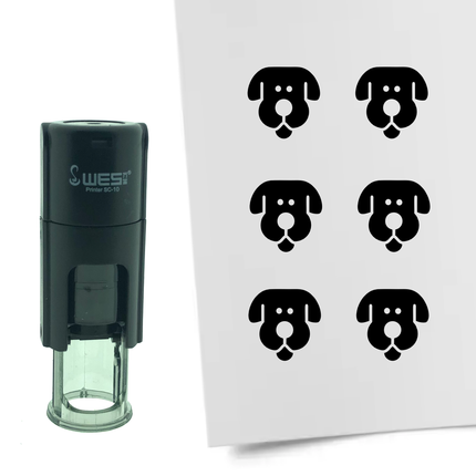 Tampon encreur chien - Ø10 mm