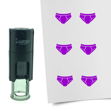 Tampon encreur caleçon - Ø10 mm