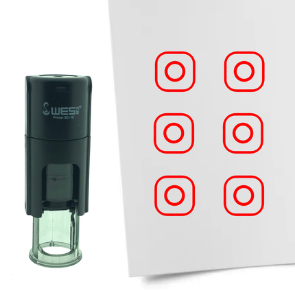 Tampon encreur Instagram - Ø10 mm