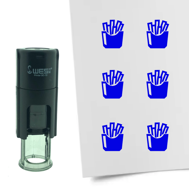 Tampon encreur frites - Ø10 mm