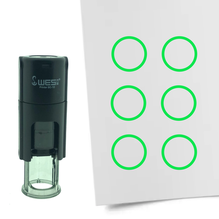 Tampon encreur rond - Ø10 mm
