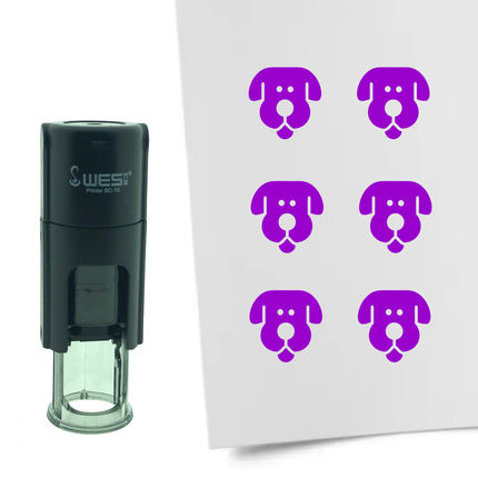 Tampon encreur chien - Ø10 mm