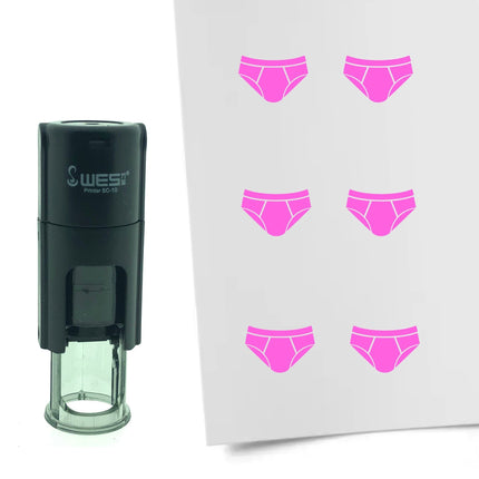 Tampon encreur caleçon - Ø10 mm