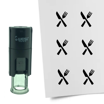Tampon encreur couverts - Ø10 mm