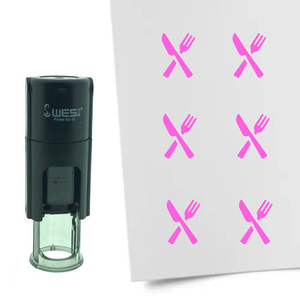 Tampon encreur couverts - Ø10 mm