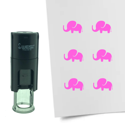Tampon encreur éléphant - Ø10 mm