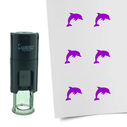 Tampon encreur dauphin - Ø10 mm