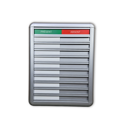 Tableau de présence et d’absence - 10 personnes ‘Présent-Absent’