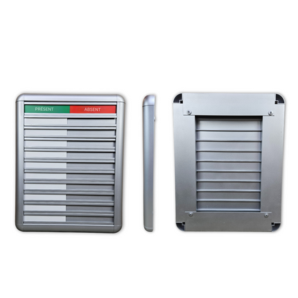 Tableau de présence et d’absence - 10 personnes ‘Présent-Absent’