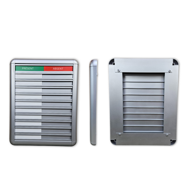 Tableau de présence et d’absence - 10 personnes ‘Présent-Absent’