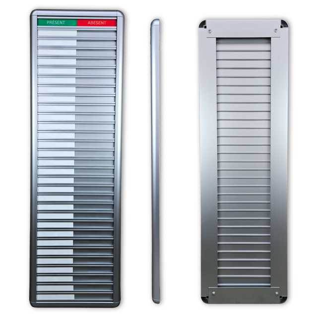 Tableau de présence et d’absence - 30 personnes ‘Présent-Absent’