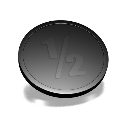 Jetons pour buvette 1/2 - Ø29 mm - 250 pièces