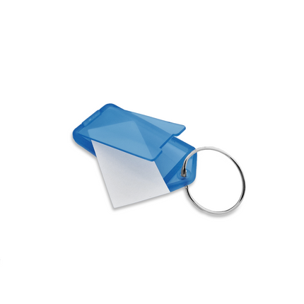 Porte-clés avec anneau - 60 x 27 mm - 100 pièces