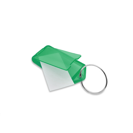 Porte-clés avec anneau - 60 x 27 mm - 100 pièces