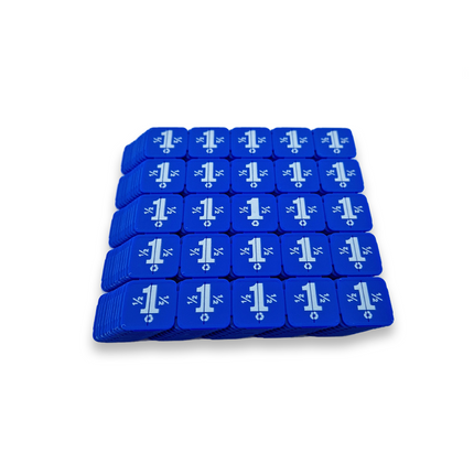 Jetons événementiels séparables en plastique recyclé - 1000 pièces