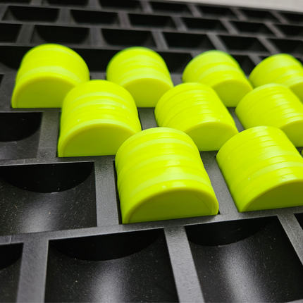 Casier de rangement plastique résistant pour 1000 jetons Ø 25-29 mm