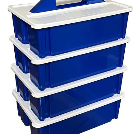 Boîte de rangement empilable avec couvercle pour 2000 jetons