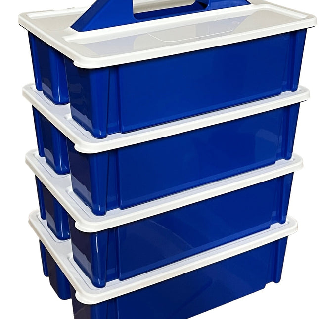 Boîte de rangement empilable avec couvercle pour 2000 jetons