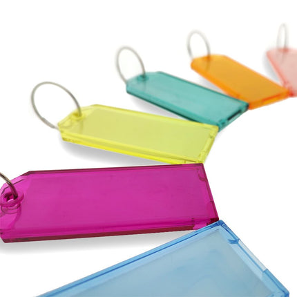 Porte-clés plexiglas -75 x 31 mm - par pièce