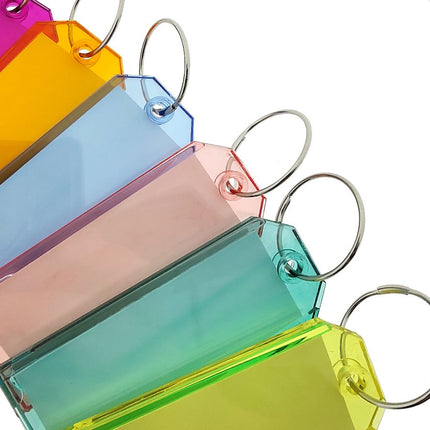 Porte-clés plexiglas -75 x 31 mm - par pièce