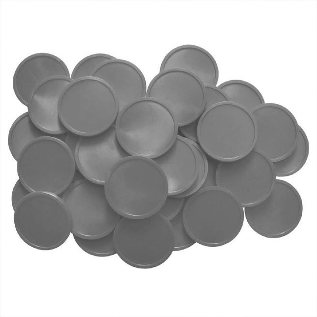 Jeton Gris Ø29 mm - 100 pièces
