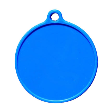 Porte-clés étiquette rond - 50 x 42,5 mm - par pièce