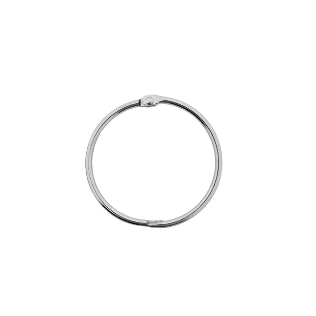 Anneaux trousseaux de clés en acier inoxydable - 10 pièces