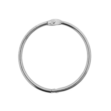 Anneaux trousseaux de clés en acier inoxydable - 10 pièces