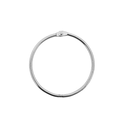 Anneaux trousseaux de clés en acier inoxydable - 10 pièces