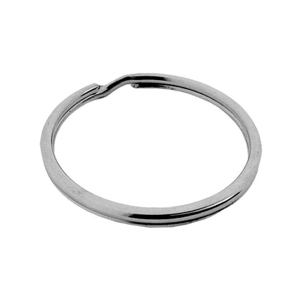 Anneaux brisés en acier nickelé - 10 pièces