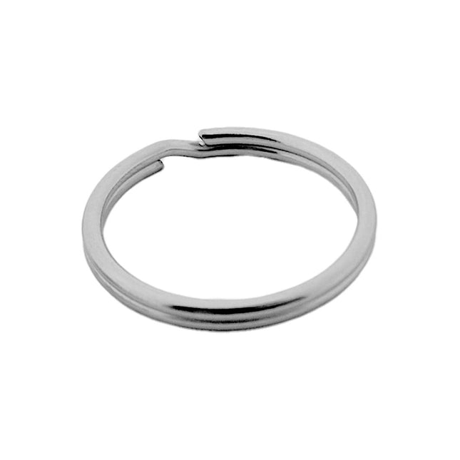 Anneaux brisés plats en acier trempé - 10 pièces