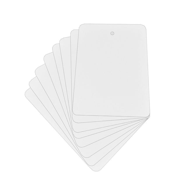 Étiquettes à suspendre blanches PET - 105 x 74,2 mm - 800 étiquettes