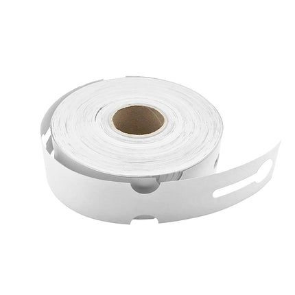 Étiquettes à boucles pour bacs E2 - 260 x 50 mm - en blanc - pour imprimante transfert thermique sur rouleau - 500 étiquettes