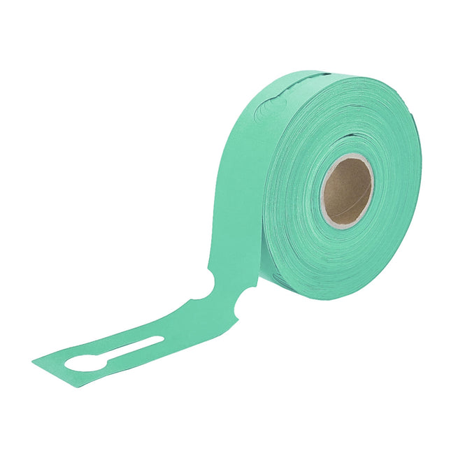 Étiquettes à boucle pour bacs E2 - 260 x 50 mm - en vert - pour imprimante transfert thermique sur rouleau - 500 étiquettes