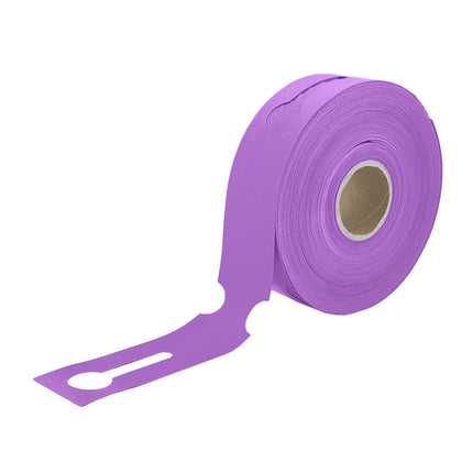 Étiquettes à boucle pour bacs E2 - 260 x 50 mm - en violet - pour imprimante transfert thermique sur rouleau - 500 étiquettes