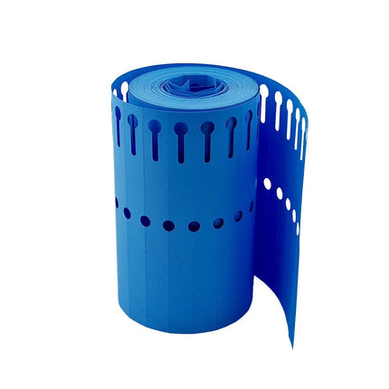 Étiquettes à boucle bleues - 120 x 13 mm - 1000 étiquettes sur rouleau PVC
