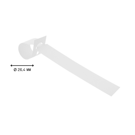 Étiquettes à boucle PVC sur rouleau - 200 x 20 mm - 1000 étiquettes