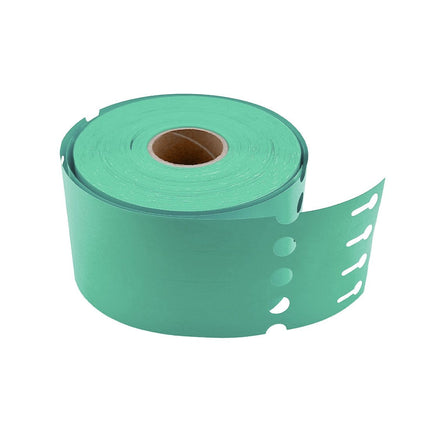Étiquettes à boucle vertes - 250 x 25 mm - pour imprimante transfert thermique - 1500 étiquettes sur rouleau