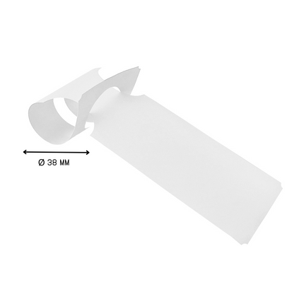 Grandes étiquettes à boucle sur rouleau - 273,5 x 59 mm - pour imprimante transfert thermique - 500 étiquettes