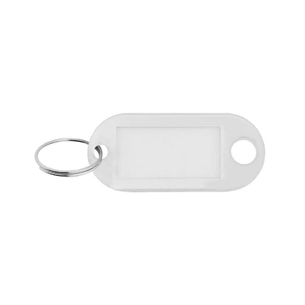 Porte-clés étiquettes plusieurs couleurs - 48 x 22 - 100 pièces