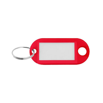 Porte-clés étiquettes plusieurs couleurs - 48 x 22 - 100 pièces