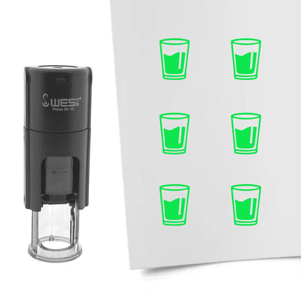 Tampon encreur verre d'eau - Ø10 mm