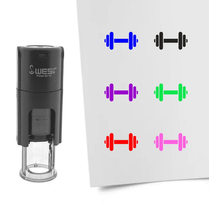 Tampon encreur haltère - Ø10 mm