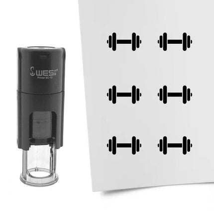 Tampon encreur haltère - Ø10 mm