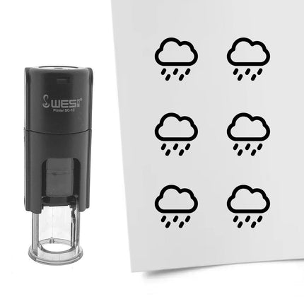 Tampon encreur pluie - Ø10 mm