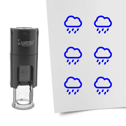 Tampon encreur pluie - Ø10 mm